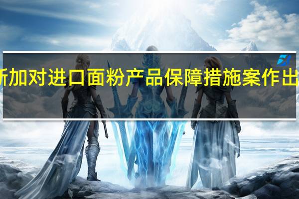 马达加斯加对进口面粉产品保障措施案作出终裁决定征税