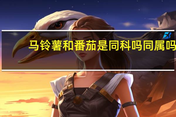 马铃薯和番茄是同科吗同属吗