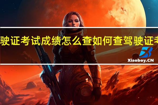 驾驶证考试成绩怎么查 如何查驾驶证考试成绩