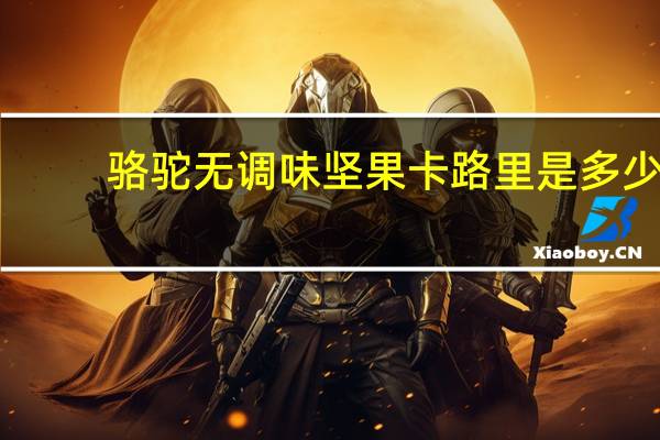 骆驼 无调味坚果卡路里是多少