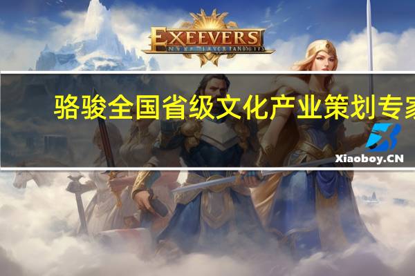 骆骏全国省级文化产业策划专家