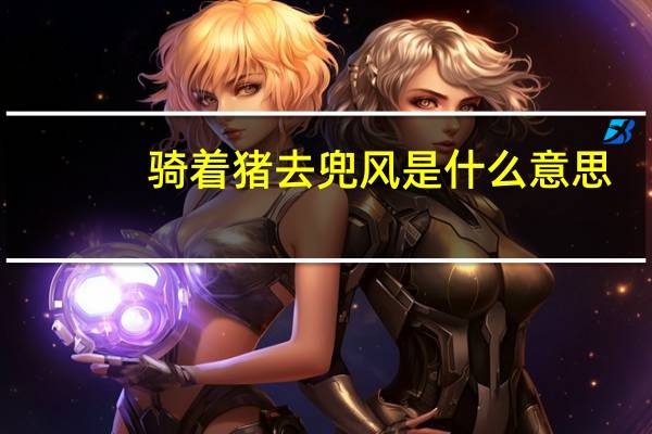 骑着猪去兜风是什么意思