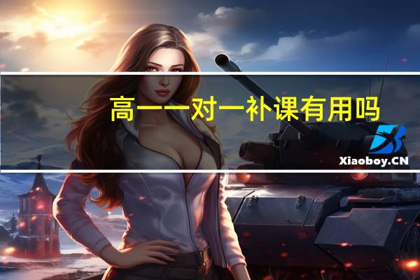 高一一对一补课有用吗