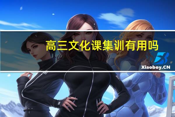 高三文化课集训有用吗