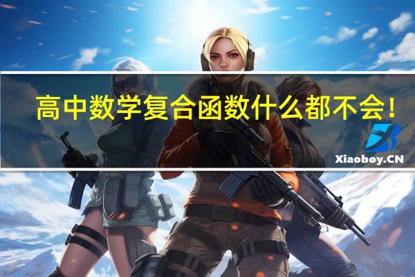高中数学复合函数什么都不会！！！