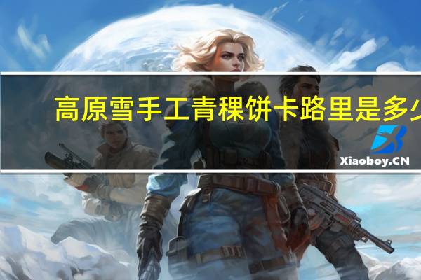 高原雪 手工青稞饼卡路里是多少