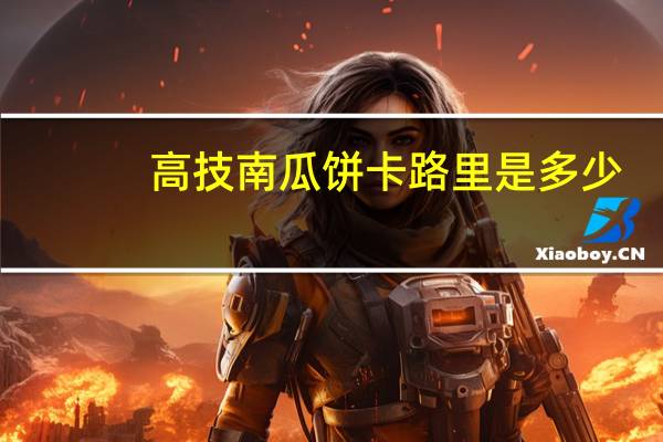 高技 南瓜饼卡路里是多少