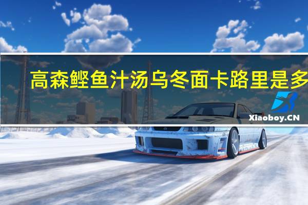 高森 鲣鱼汁汤乌冬面卡路里是多少