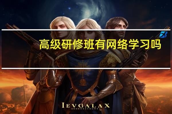 高级研修班有网络学习吗