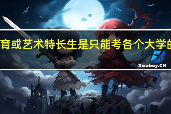 高考体育或艺术特长生是只能考各个大学的专业课系吗