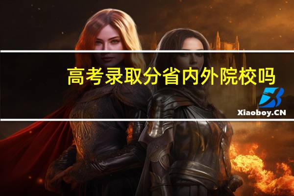 高考录取分省内外院校吗