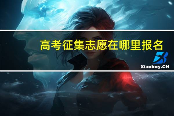 高考征集志愿在哪里报名