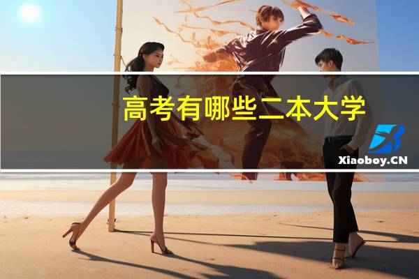 高考有哪些二本大学