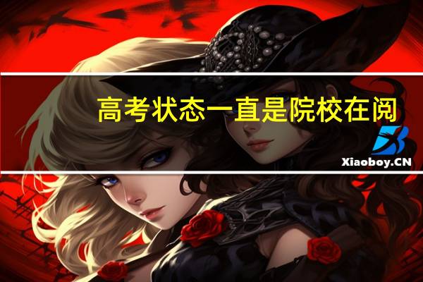 高考状态一直是院校在阅,是什么意思