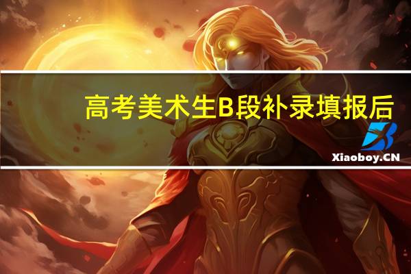 高考美术生B段补录填报后,招生办不投档怎么办