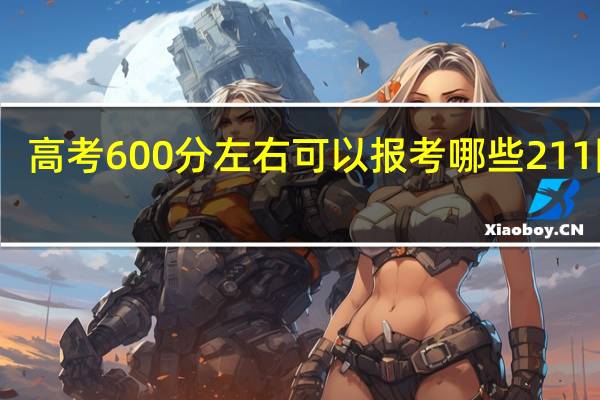 高考600 分左右可以报考哪些 211 院校
