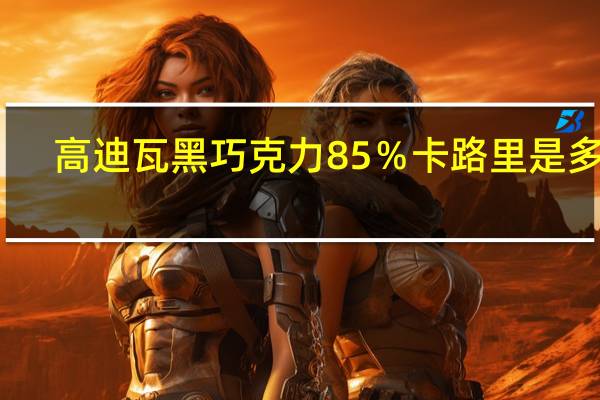 高迪瓦 黑巧克力85％卡路里是多少