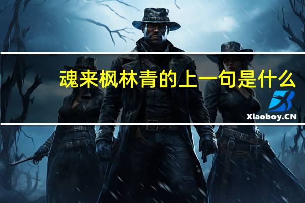 魂来枫林青的上一句是什么