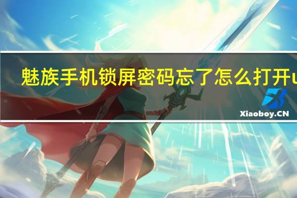 魅族手机锁屏密码忘了怎么打开usb（魅族手机锁屏密码忘了怎么解锁）