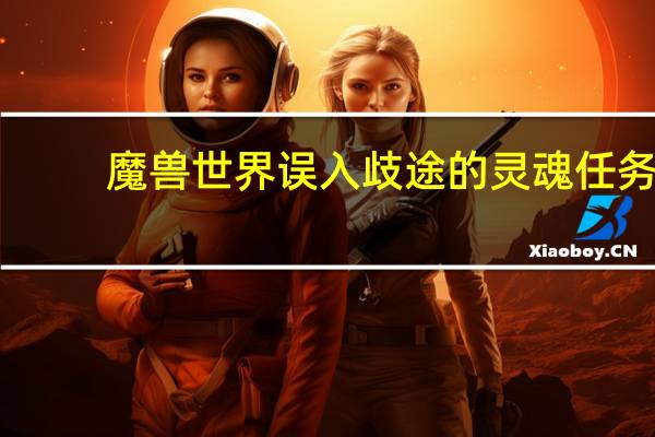 魔兽世界误入歧途的灵魂任务（魔兽世界误入歧途的灵魂怎么做）