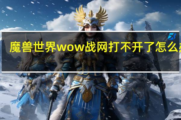 魔兽世界wow战网打不开了怎么办呀（魔兽世界wow战网点数有什么用）