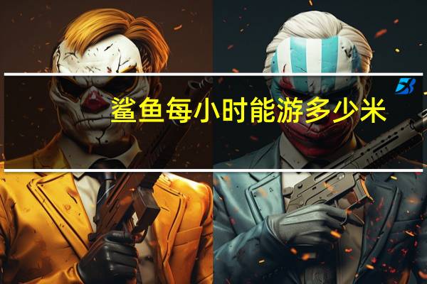 鲨鱼每小时能游多少米