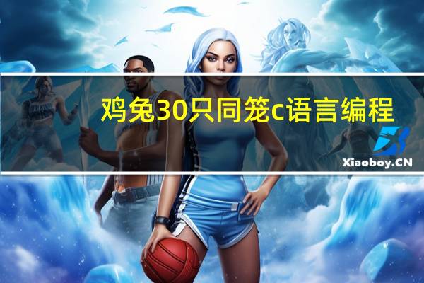 鸡兔30只同笼c语言编程（鸡兔同笼c语言代码）