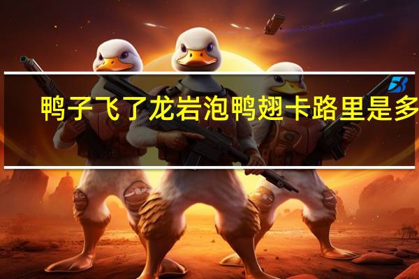 鸭子飞了 龙岩泡 鸭翅卡路里是多少