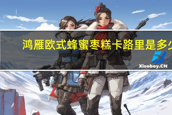 鸿雁 欧式蜂蜜枣糕卡路里是多少