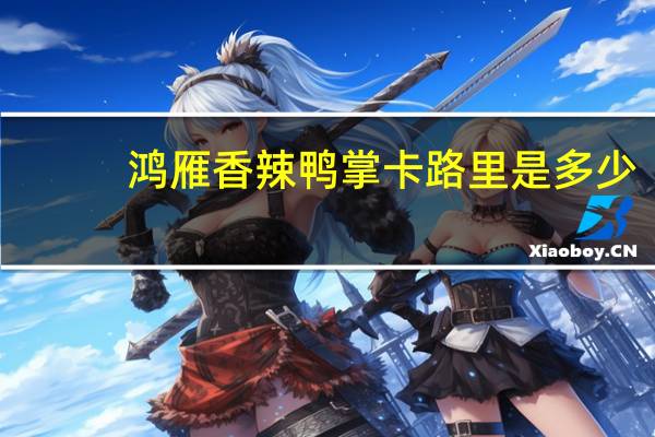 鸿雁 香辣鸭掌卡路里是多少