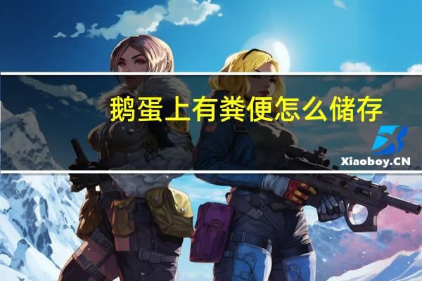 鹅蛋上有粪便怎么储存