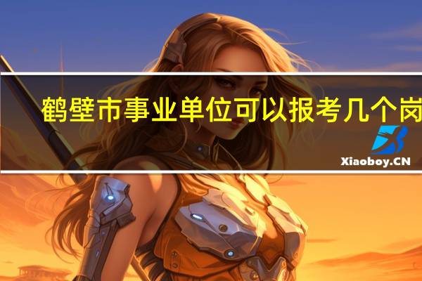 鹤壁市事业单位可以报考几个岗位