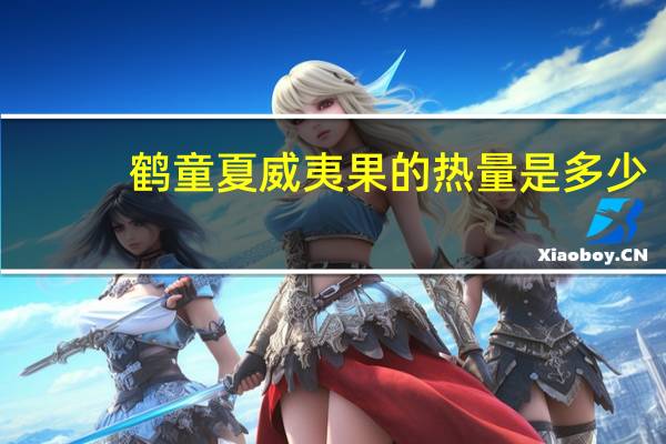 鹤童 夏威夷果的热量是多少