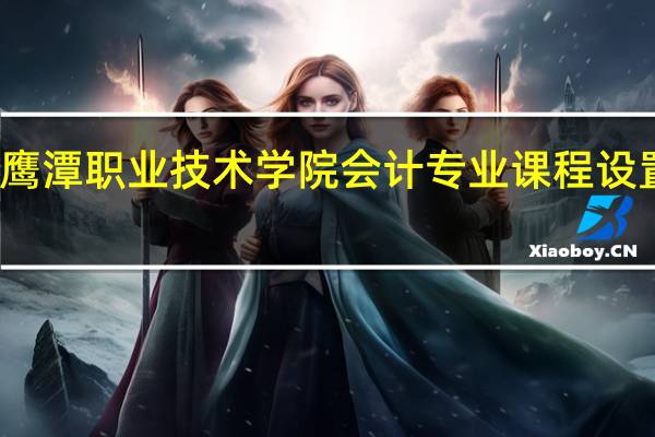 鹰潭职业技术学院会计专业课程设置如何
