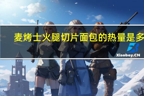 麦烤士 火腿切片面包的热量是多少
