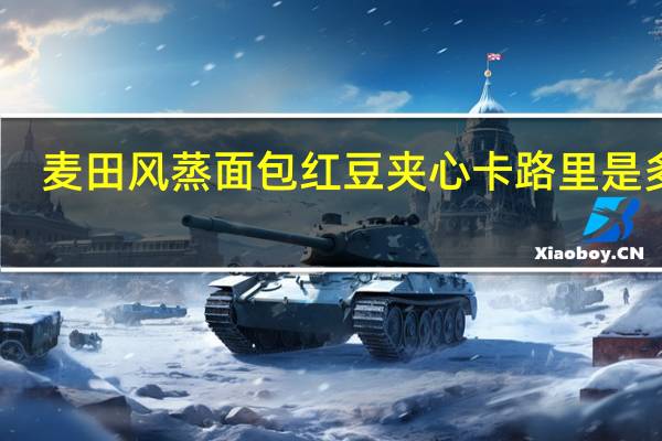 麦田风 蒸面包红豆夹心卡路里是多少