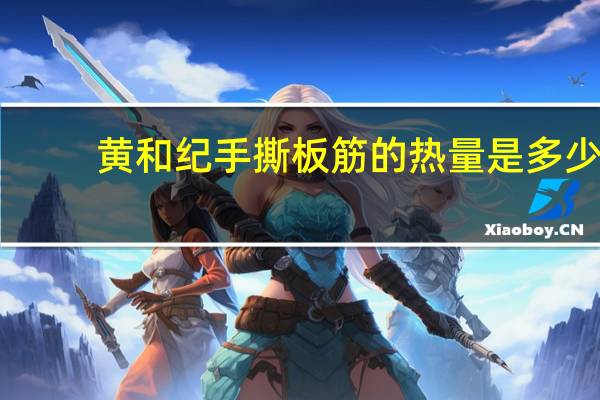 黄和纪 手撕板筋的热量是多少