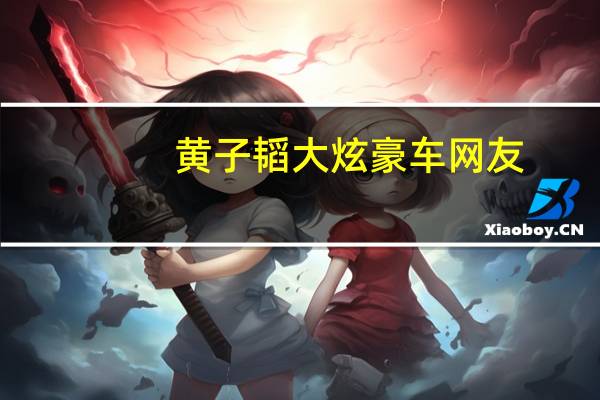 黄子韬大炫豪车 网友：霸道总裁范儿十足