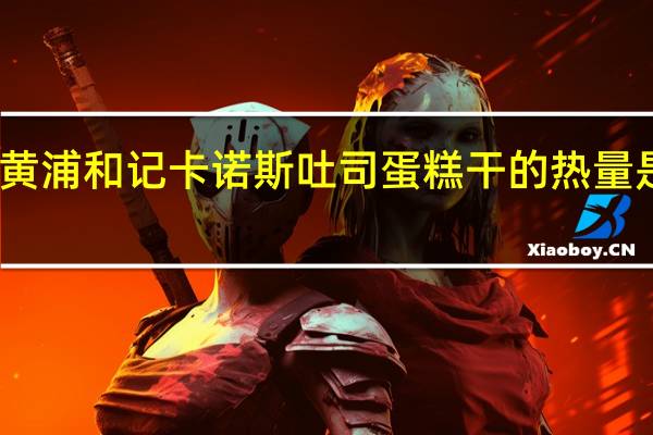 黄浦和记 卡诺斯吐司蛋糕干的热量是多少