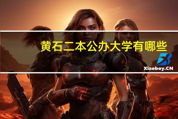 黄石二本公办大学有哪些