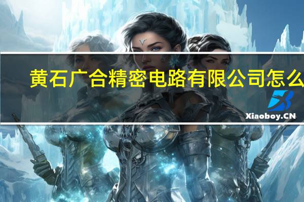 黄石广合精密电路有限公司怎么样