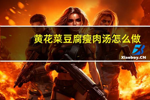 黄花菜豆腐瘦肉汤怎么做