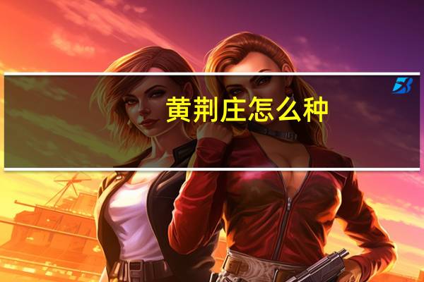 黄荆庄怎么种