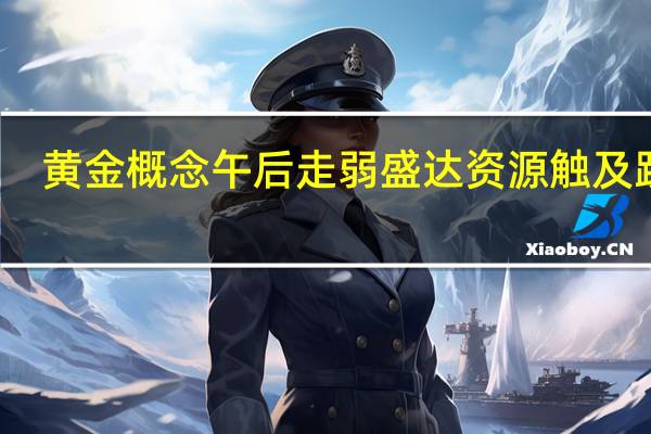 黄金概念午后走弱 盛达资源触及跌停