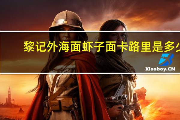 黎记外海面 虾子面卡路里是多少