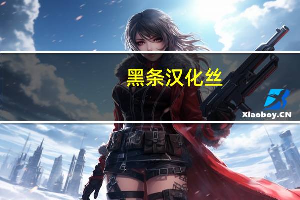 黑条汉化丝（黑条汉化）