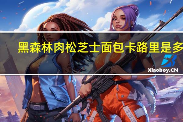 黑森林 肉松芝士面包卡路里是多少