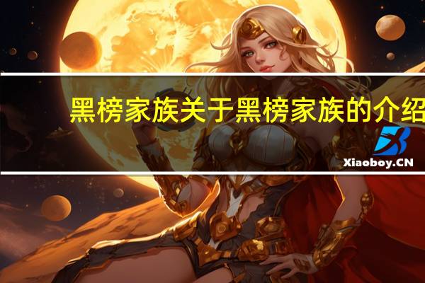 黑榜家族 关于黑榜家族的介绍