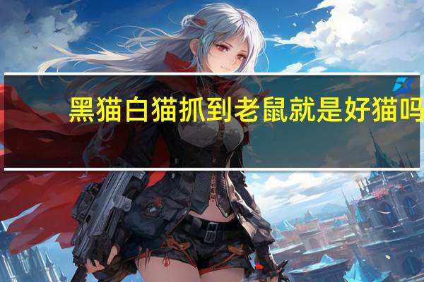 黑猫白猫抓到老鼠就是好猫吗(黑猫白猫抓到老鼠就是好猫)