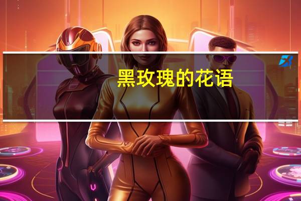 黑玫瑰的花语
